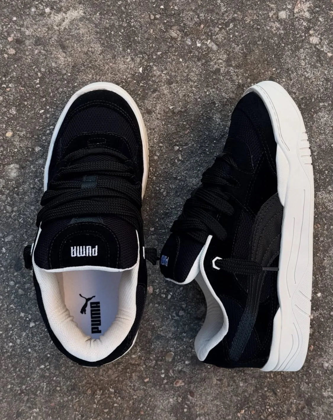 Puma 180 Negro con Blanco