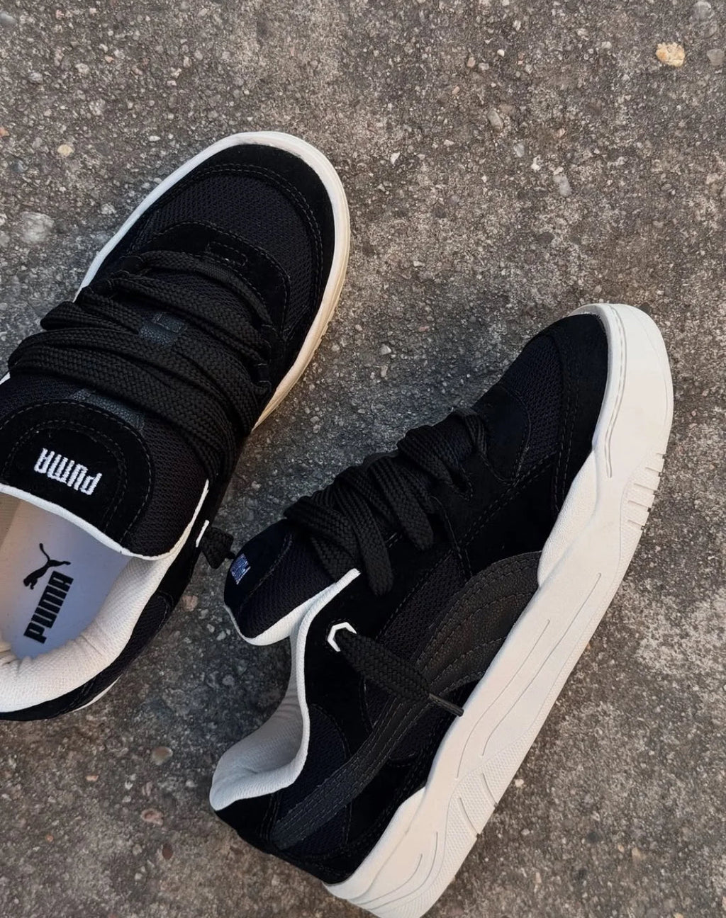 Puma 180 Negro con Blanco